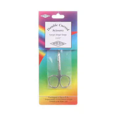 Double Curved Embroidery Scissor Large Loop 3 1/2in