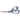 Dressmaker Scissors 8-1/2in Blue Floral