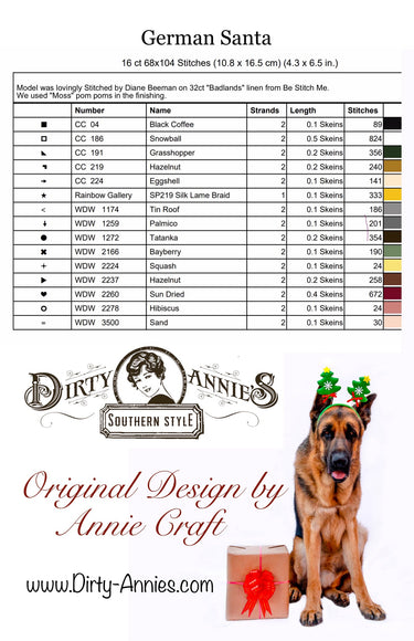 Dirty Annie's German Santa