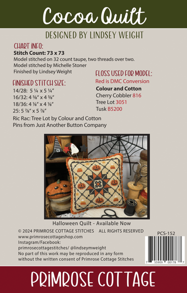 Primrose Cottage Cocoa Quilt PCS-152