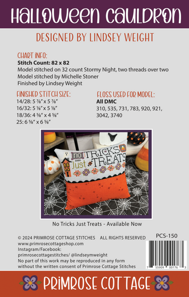 Primrose Cottage Halloween Cauldron PCS-150