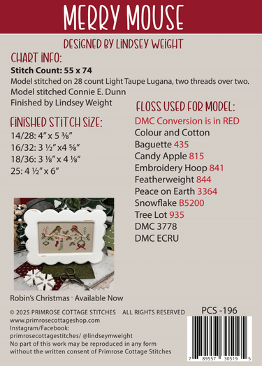 Primrose Cottage Merry Mouse PCS-196