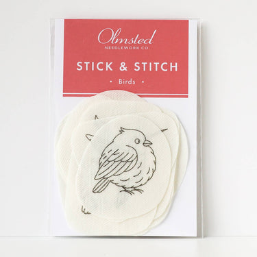 Olmsted Needlework Co. Bird Embroidery Stick and Stitch Patterns