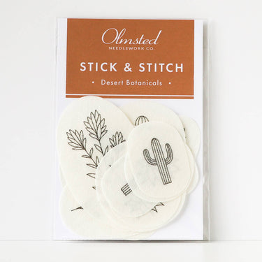 Olmsted Needlework Co. Desert Botanicals Embroidery Stick and Stitch Patterns