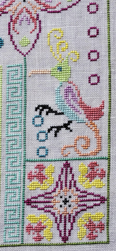 Wildflower Stitching Funky Bird
