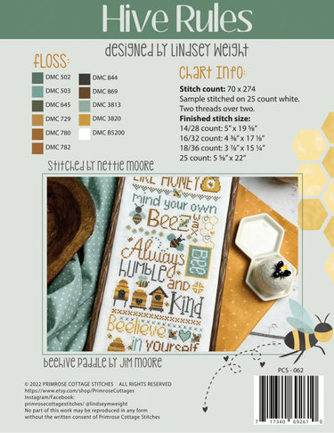 Primrose Cottage Hive Rules PCS-062